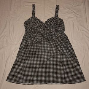 Black and White Gingham Dress